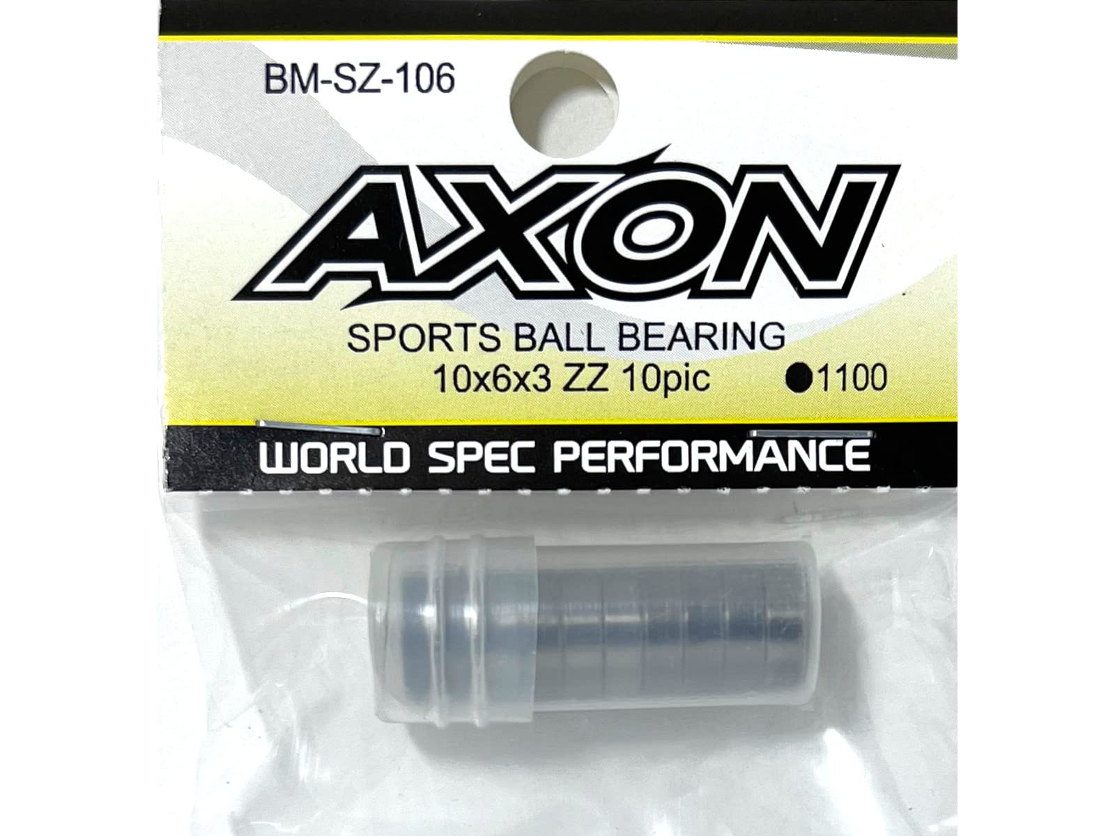 

AXON SPORTS КУЛЬКОВИЙ ПІДШИПНИК 10x6x3 ZZ 10шт BM-SZ-106