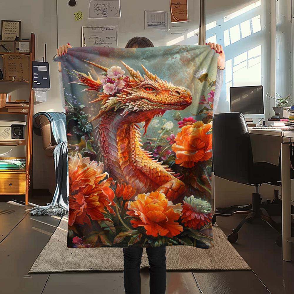 1 Pezzo Coperta in Flanella con Stampa Cartone Animato, Alta Qualità Confortevole per Tutte le Stagioni, Decorazione per la Casa, Calore e Comfort, Perfetta per Regalo di Natale Compleanno