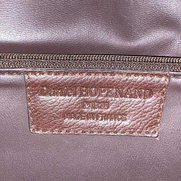 Frankreich Daniel Hopenand Paris Luxus Lederhandtasche Braun(GEBRAUCHT)