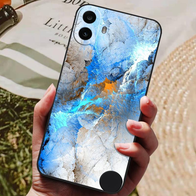 

Для Nothing CMF Phone 1 Чохол Розкішний Силіконовий ТПУ М який Чохол для Телефону для Nothing CMF Phone 1 Phone1 Ударостійкий Funda Shell Милий Кіт Nothing CMF Phone 1