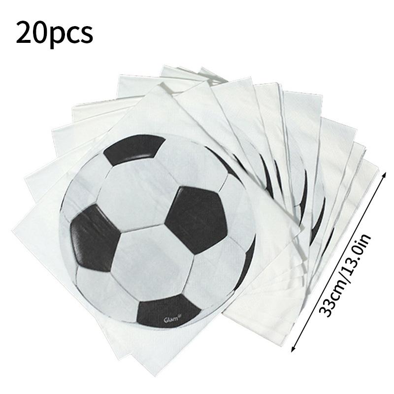 Football Theme Birthday Party Decorations Disposable Tableware Paper Plate Cup Straw Baby Shower Favor Boys Party Supplies Decor