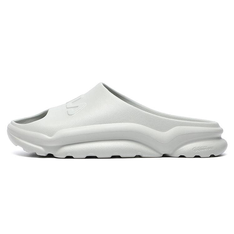 New FILA Swim Retro Slides Rubber Sole Quick Dry Slide Slippers Men's Stone Gray F12M222515FMG