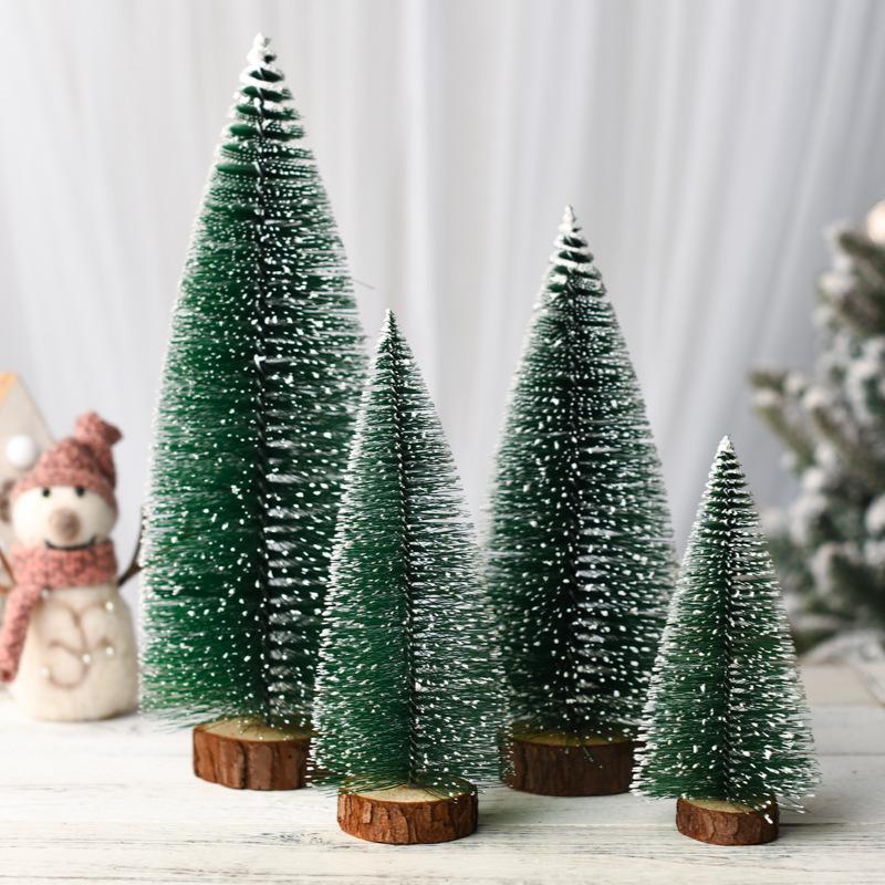 Desktop Cedar Mini Christmas Tree - Festive Display and Gift Decor