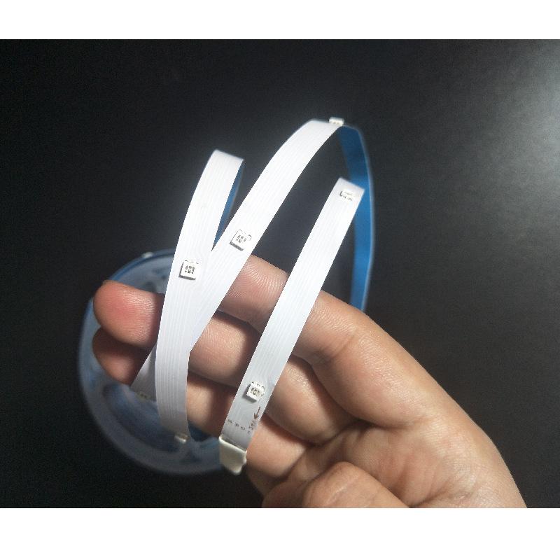 

В наличии Адресная 5050 5V RGB Светодиодная лента с эффектом бегущей радуги и самоклеящейся подложкой, гибкая 3535, совместима с 12V/24V. Per meter (Non-waterproof, No Controller, Min. 5m)