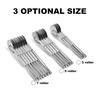 7 Wheel Stainless Steel Pizza Knife Wheel Knife Cutter Adjustable Dough Divider for Pastry Pizza