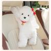 Cute Cartoon Teddy Dog Plush Hanging Tissue Box For Car Home Use