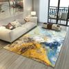Crystal Velvet Persian Carpet Living Room Sofa Tea Table Non-slip Waterproof Floor Mat Bedroom Decoration