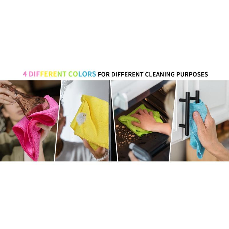 Household Cleaning Towel Set Thickened Plush Cleaning Cloths Wipe Table Wipe Car Multifunctional Wipes