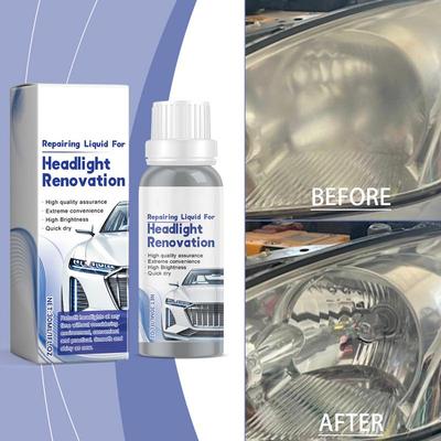 Headlight Cleaning Restoration Polishing Restoration Liquid Headlight Repair Fluid Car Cleaning Restoring Scratch Headlight