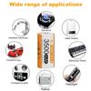 KEPTU 3500mAh 1.2V C Size Ni-MH Rechargeable Battery with Low Self Discharge for Household Flashlight Water Heater Toy