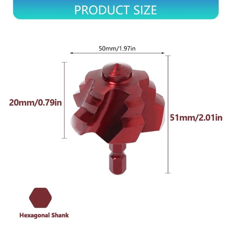 Spirals Lifting Drill Bit For Pipe Installation 20-50mm Diameter Enhanced Cutting Efficiency