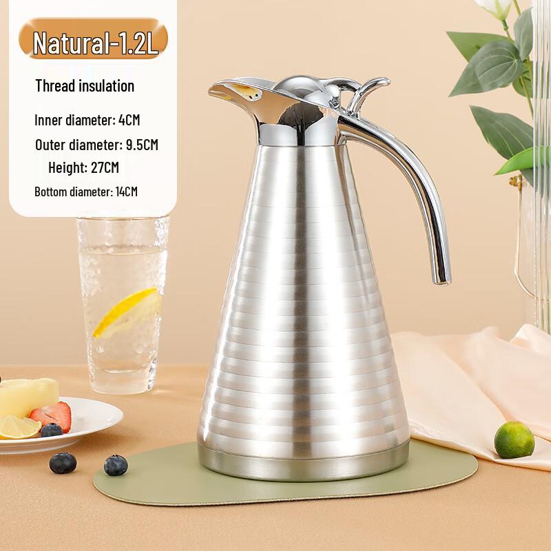 

Shangqi 1.2L SUS304 Stainless Steel Vacuum Kettle