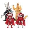 Official Ultraman First Gen Figure & Red King Soft Vinyl Monster Set