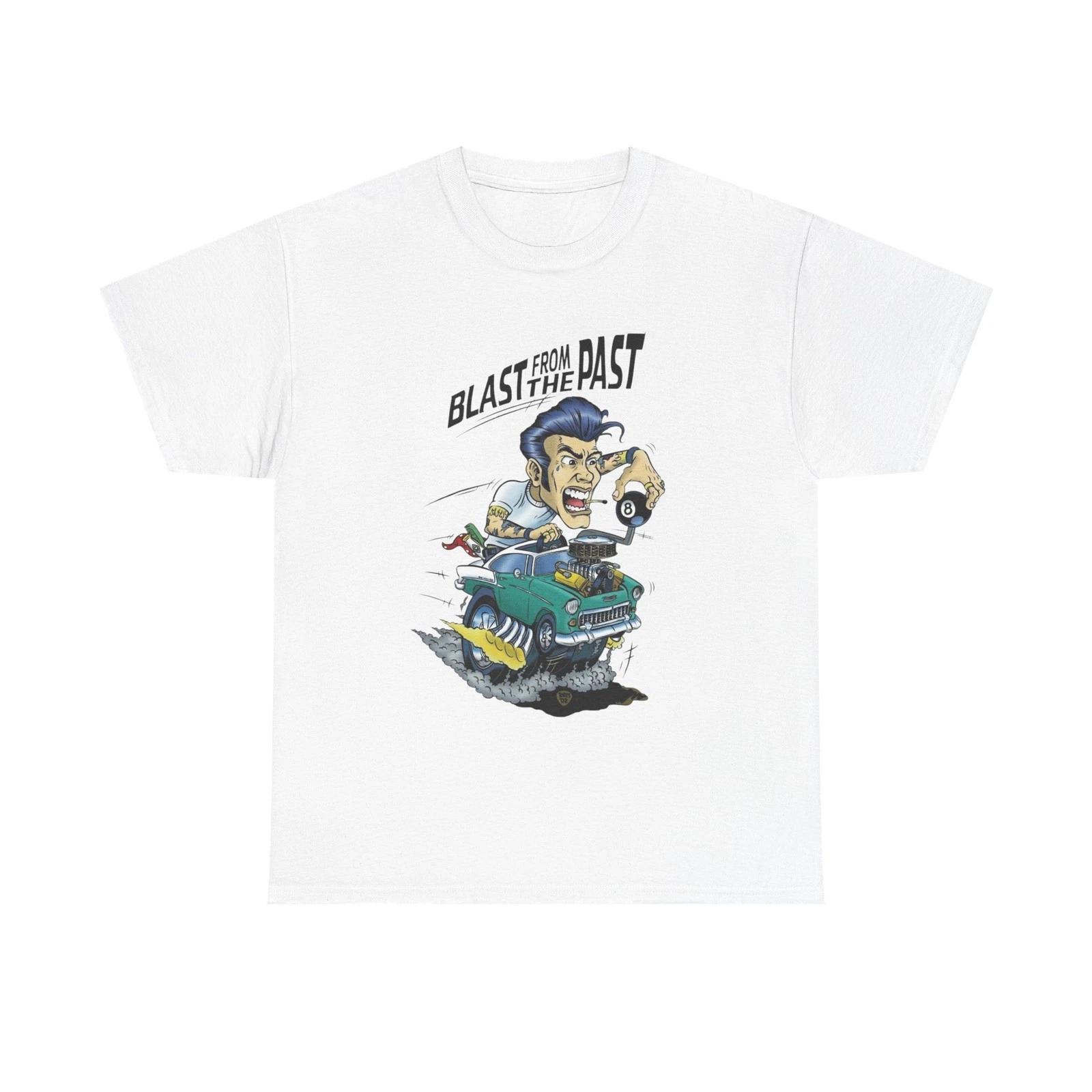 

Blast From The Past Muscle Cars Graphic T Shirt Unisex Heavy Cotton Tee 2XL