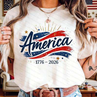 USA Flag Tee America 250th Anniversary Shirt America Patriotic Gift 4th of July Shirt Independence Day Tee Tops Casual Tshirt
