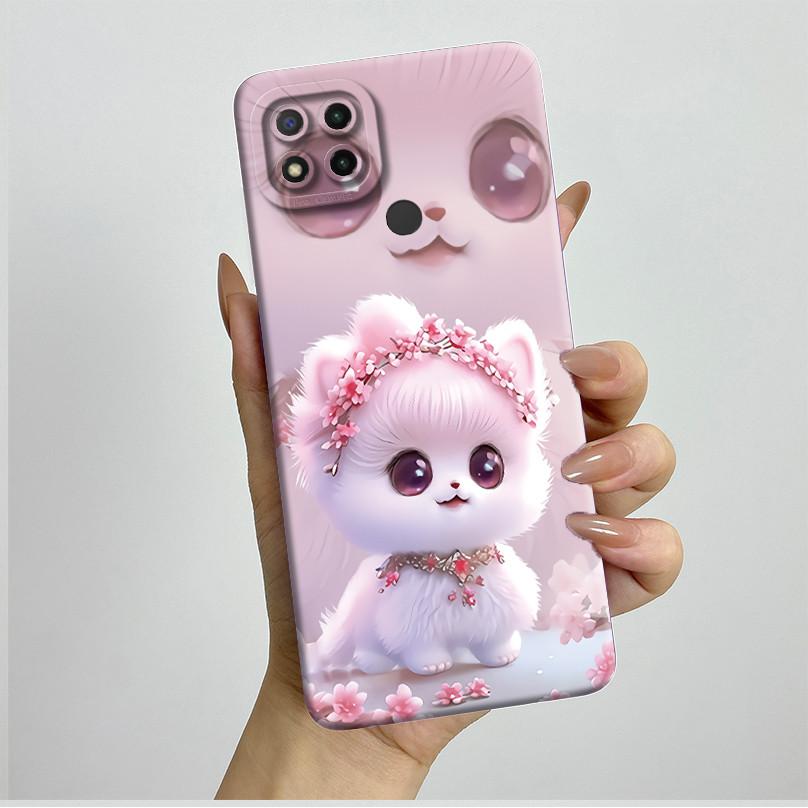 Phone Cases For Xiaomi Redmi 9C NFC 10A Fashion Butterfly Flowers Soft Silicone Back Cover For Redmi 9C Shockproof Coques Fundas