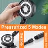 Adjustable 5 Modes Shower Head High Pressure Handheld Portable Water Saving Shower head with Hose Home Bathroom Accessories