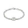 Interlocking 925 Sterling Silver Bracelets Unisex Silver 796351J8400