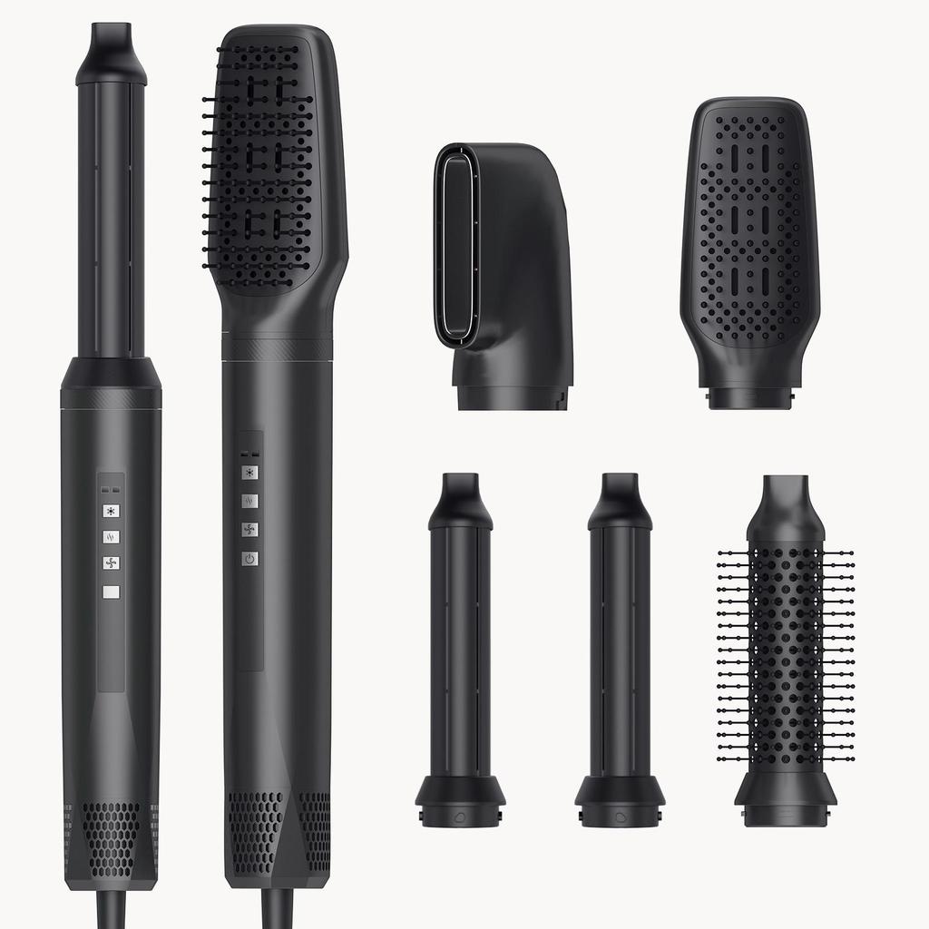 New Multi-Functional Brushless Hot Air Comb: Ionic Styler & Hair Dryer with Automatic Suction