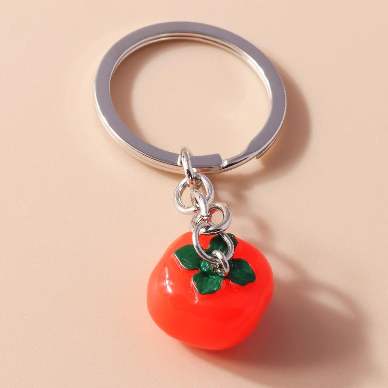 Lovely Crystal Cherry Keychain Simulated Fruit Keyring Pendants for Women Girls Handbag Decor Charm DIY Jewelry Gifts