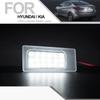 1Pair LED License Plate Lights For Hyundai Elantra Kia Forte Sedan 2011-2016