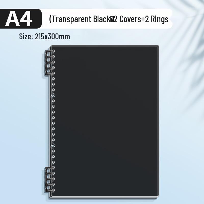 A4 Soft Cover Loose-Leaf Binder, B5 Ring Clip, Coil Binding, Hole-Punched, Notebook Shell (Ring Clips Sold Separately)
