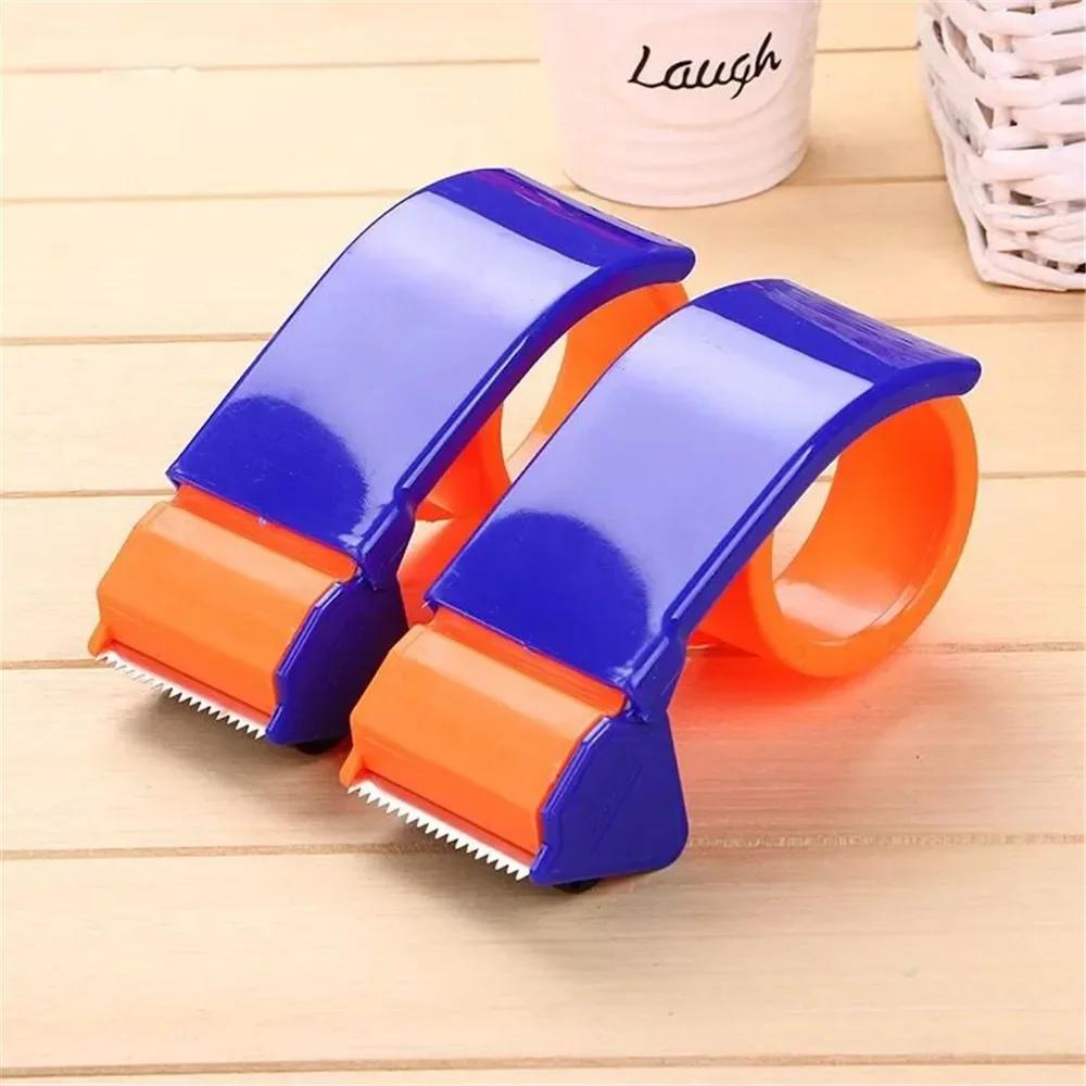 Tape Dispenser Plastic Sealing Packer Packaging Parcel 48mm Width Roller Tape Cutter Sealing Tape Holder Manual Machine