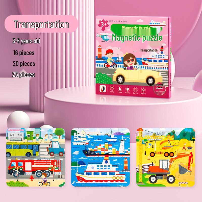 Preschool Magnetic Puzzle for 3-6 Year Olds – Enhances Early Education and Cognitive Skills