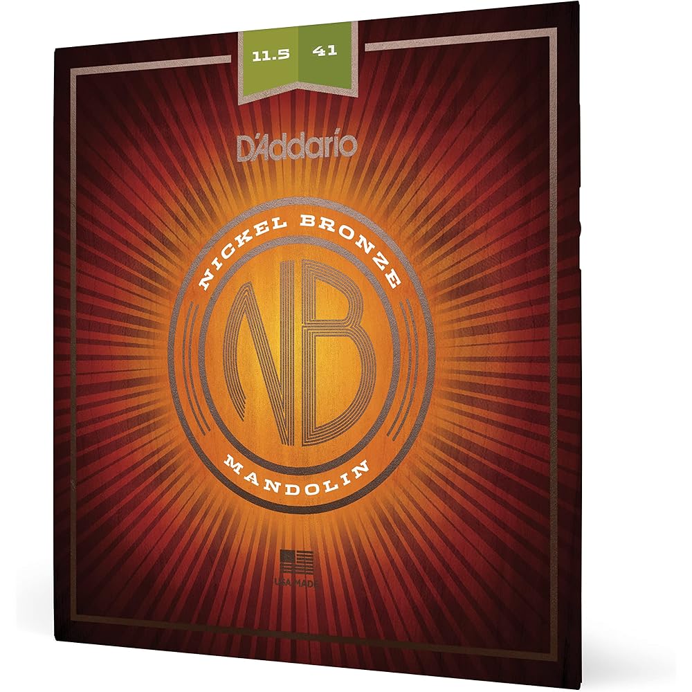 D'Addario Daddario Mandolin String Nickel Bronze Medium Heavy .0115-.041 NBM11541 [Domestic Genuine]