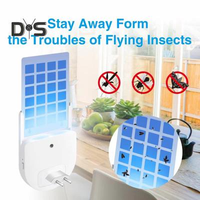 Klebrige Fliegenfalle mit Licht und leisem UV-Licht, Mückenfänger, für Zuhause und den Innenbereich, physisches Gerät zur Fliegenbekämpfung, LED, Fangpad für kleine fliegende Tiere