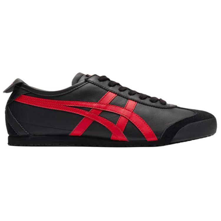 ONITSUKA TIGER Mexico 66 Μαύρο Κλασικό Κόκκινο Unisex Αθλητικά Παπούτσια 1183C102-004