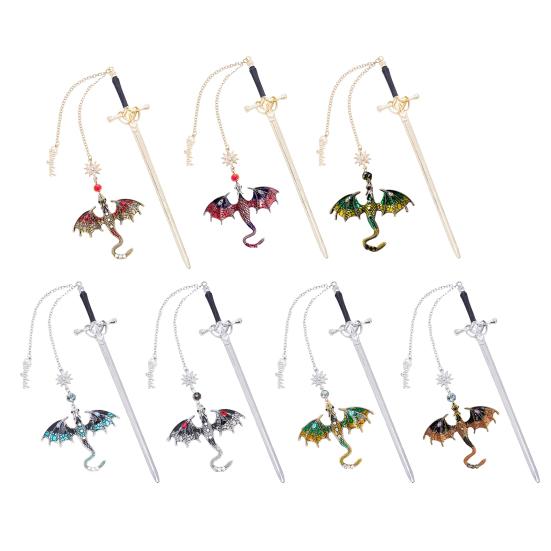 Fourth Wing Dragon Bookmark Fantasy Dragon Page Maker Cool Metal Bookmark Reading Gift for Men Women Bookworm