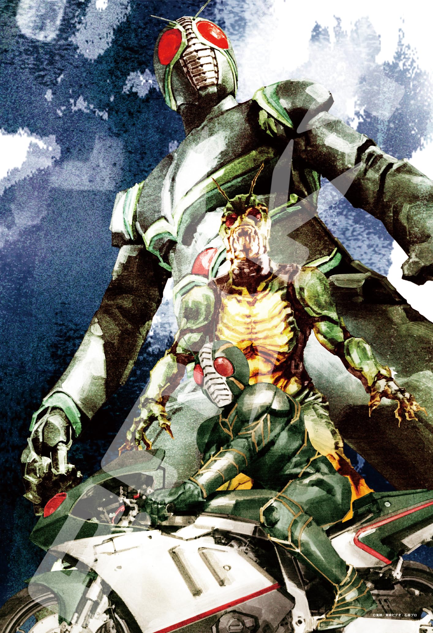 Ensky jigsaw Kamen Rider Yoshito Sugawara True Justice 300-piece puzzle, series, WORKS Awaken! (26x38cm) 300-1362
