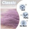 3 Pcs  Pampas Grass Small Fluffy Artificial Flowers Fake Flower for Home, Table, Festive Decoration and Craft Items (Without Vase Pot) (Light Purple)