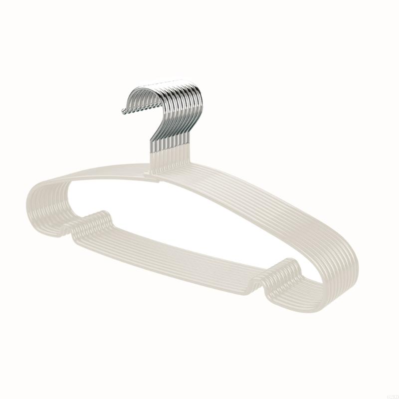 62KD Plastic Clothes Hangers Nonslip Shoulders Protect Clothes Storage Solution