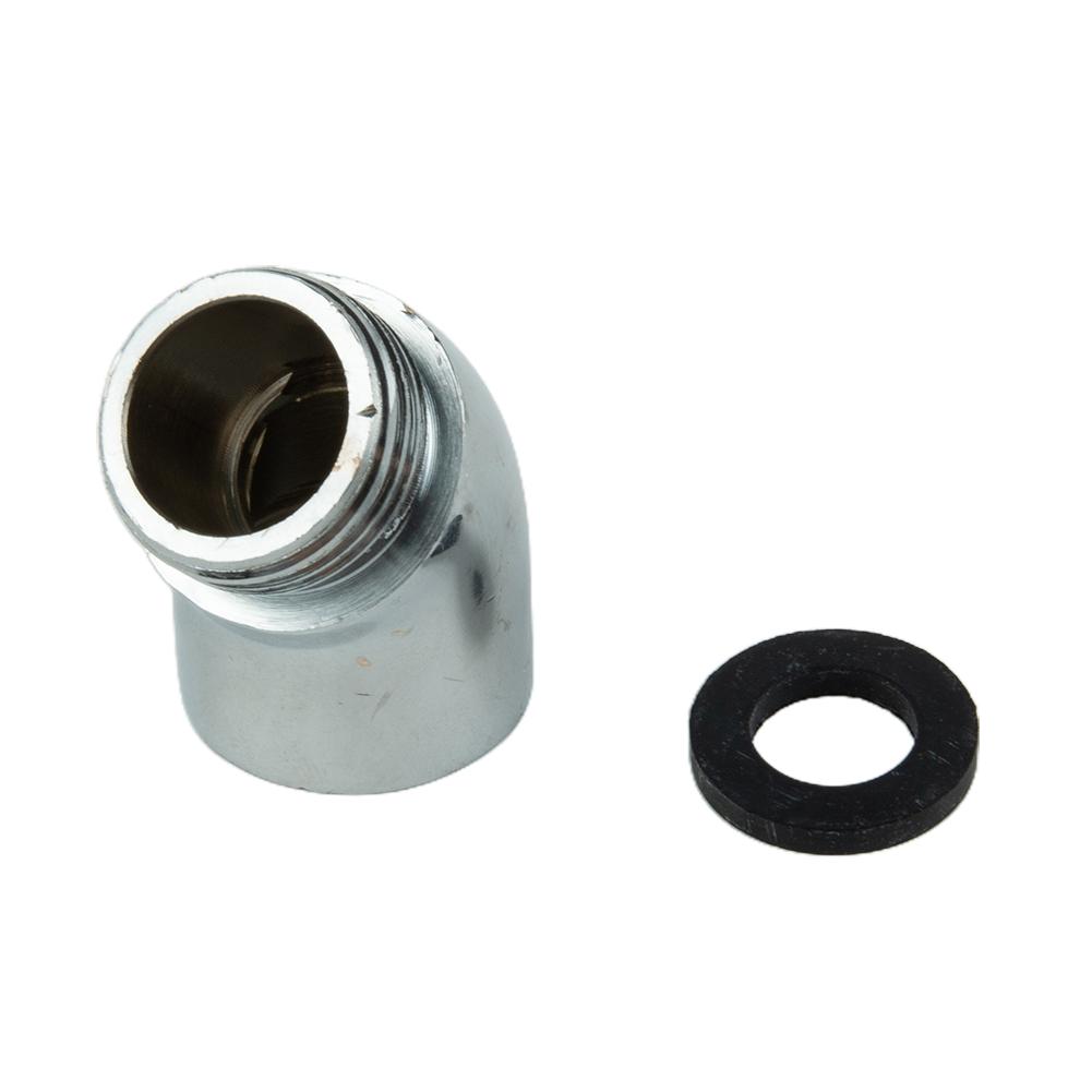 Brass Extender Shower Elbow 145 Degree Bathroom Chrome Corrosion Resistant For Hand Shower Thread G 1/2 Connections