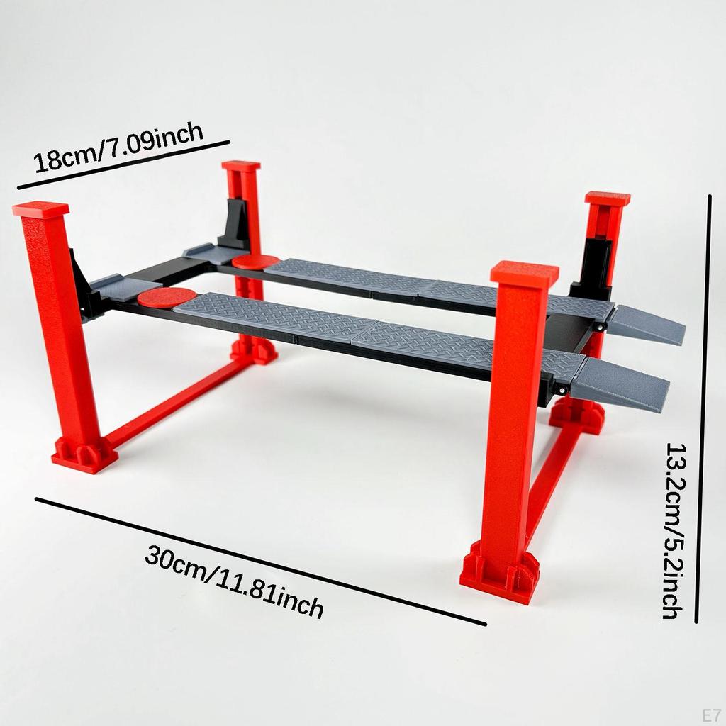 RC Car Stand,RC Miniature Lifting Platform, Portable for 1/ 18 Scale Crawler Adjustable