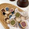 10Pcs/lot 17/21/25mm Multicolor Sunken Shape Metal Button Rectangular Beige Black Coffee Sweater Hair Rope Decorative Button