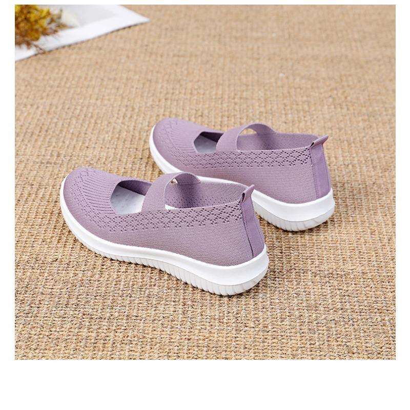 Women's Shoes, Cloth Shoes, Breathable Shoes, Straight Strap, Elderly Anti Slip Shoes, Mother's Shoes