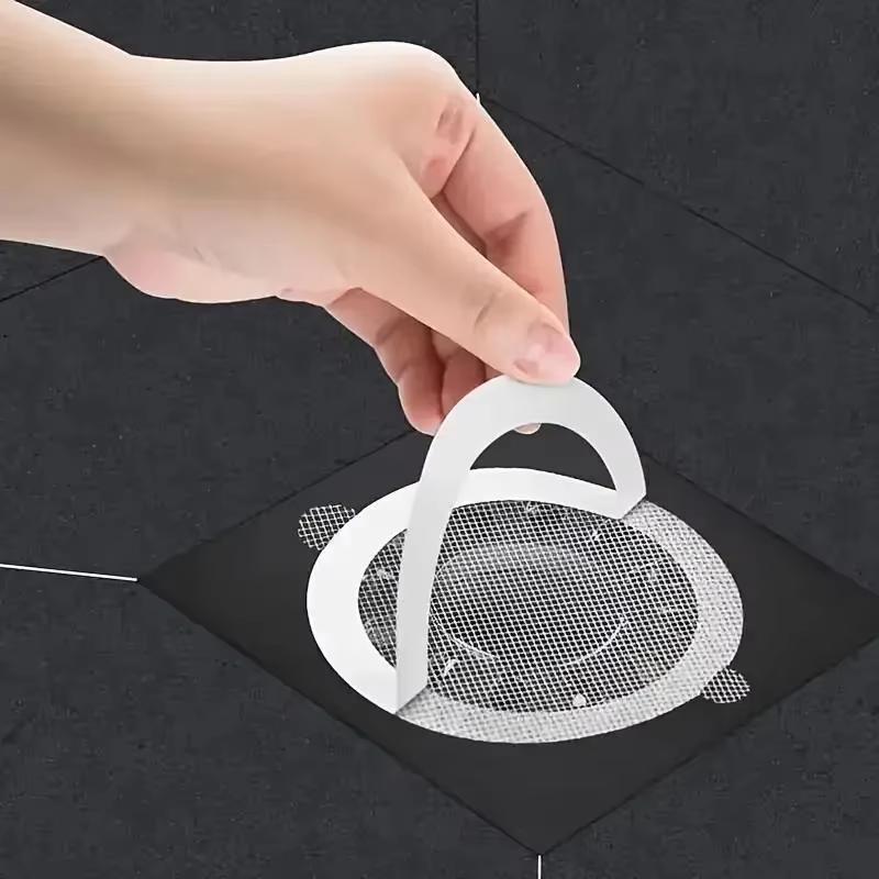 10-200PCS Patch de Bonde de Sol Jetable Anti-Obstruant Filtre Patch Salle de Bain Égout Attrape-Cheveux Cuisine & Salle de Bain Outils d'Obturation