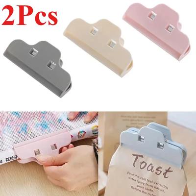 2Pcs Sealing Clip Food Sealing Clips DIY Diamond Painting Tools Clips Cross Stitch Sealing Clamp Accessories