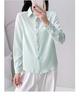 2025 Women's Korean Slimming Long Sleeve Shirt - Spring & Autumn Trendy Versatile Jacket-Style Top