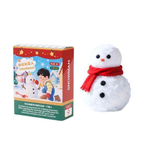 

DIY Snowman Kit for Kids Build A Snowman Christmas Crafts Supplies Winter Play Toys for Xmas Stocking Stuffers A