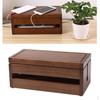 1 Piece Cable Management Box, Wooden For Blocks, Concealer Hider