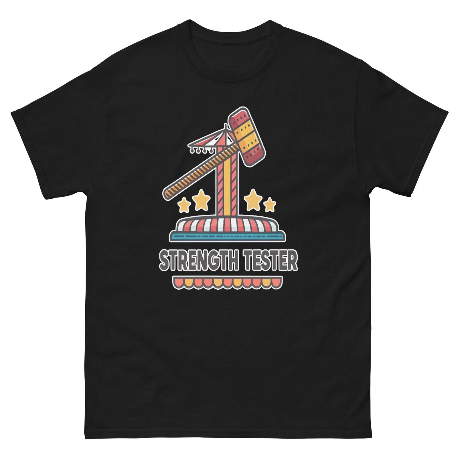

Strength Tester Carnival Fair Amusement Park T-Shirt 2XL
