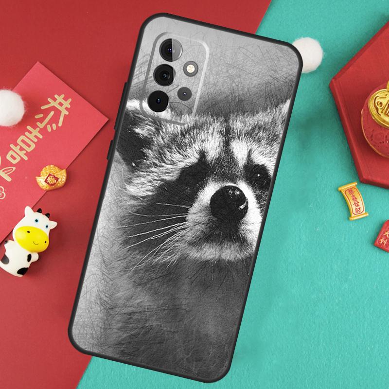 Animal Raccoon Fox Case For Samsung Galaxy A55 A35 A25 A15 A14 A34 A54 A53 A33 A23 A13 A12 A52 A51 A32 Cover