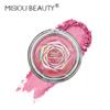 Rose Diamond Highlighter Blush & Contour Palette: 3D Pearlescent Face & Eye Brightener