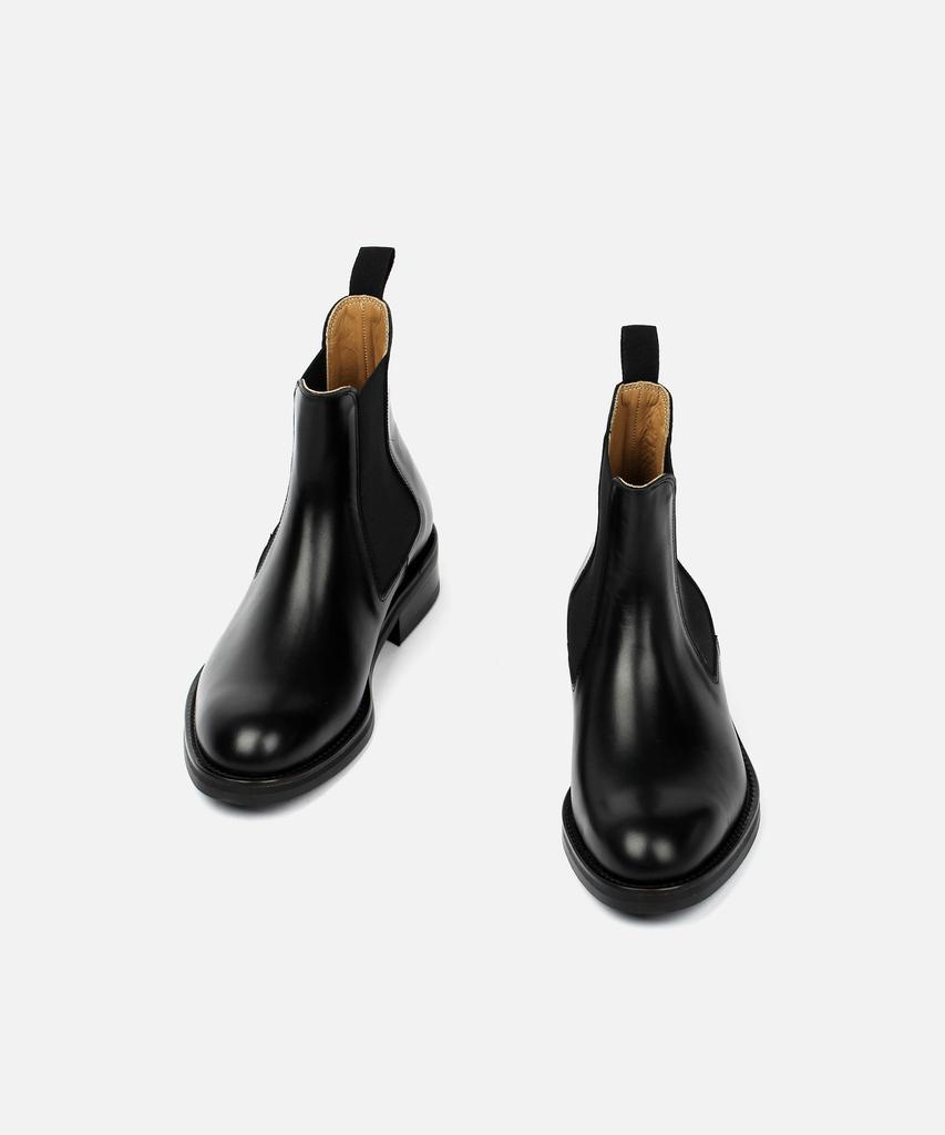 Custommood Welton Cowhide Chelsea Boots Vibram Sole (Keep Black)