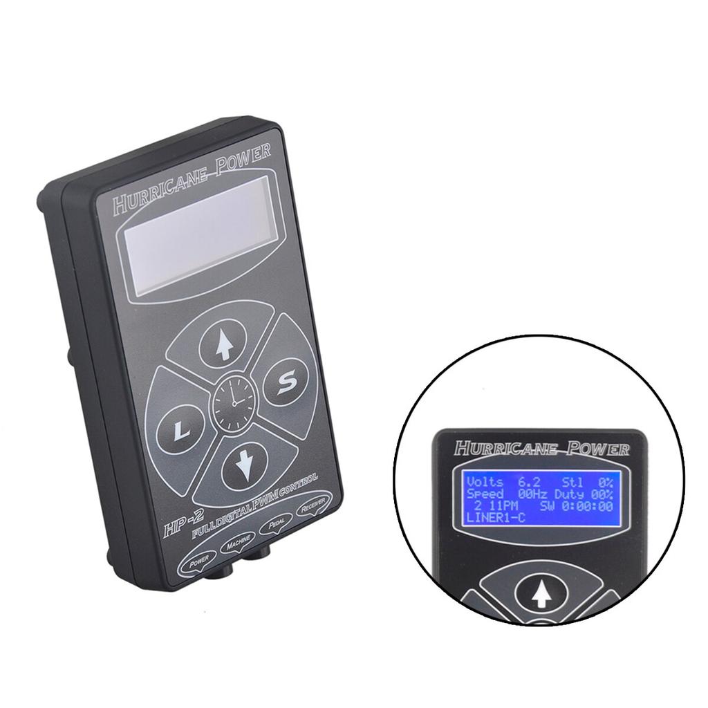 HP-2 Tattoo-Netzteil, digitales LCD-Display, professionelles Pro-Zubehör zum Tätowieren