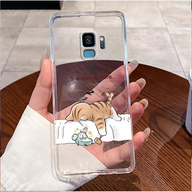 Hülle Für Samsung s9 Klar Luxus Niedlich Liebeshase Lustig TPU Weiches Silikon Rückseite Abdeckung Samsung S9+ / S9 Plus Schutzhülle
